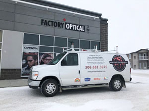 Moose Jaw factory optical paint project